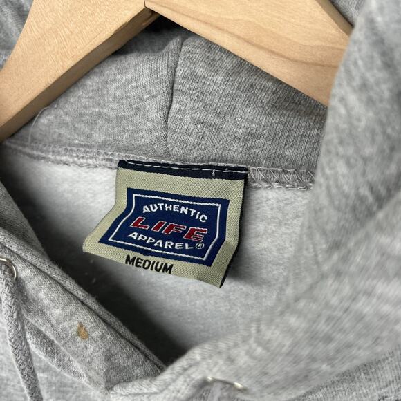 ACADIA Hoodie Adult M National Park Maine Bar Harbor Bangor Sweatshirt Gray - Picture 5 of 14